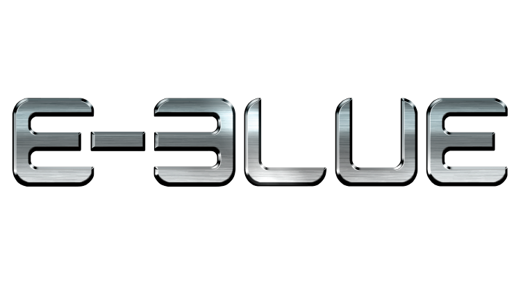 E blue logo