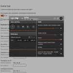 Giao diện đầy đủ của Game Bar Screen Shot Windows 10