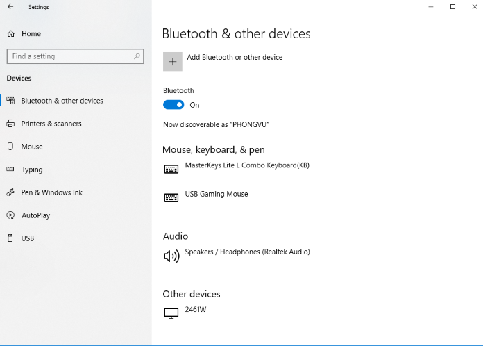 Bật bluetooth trên laptop