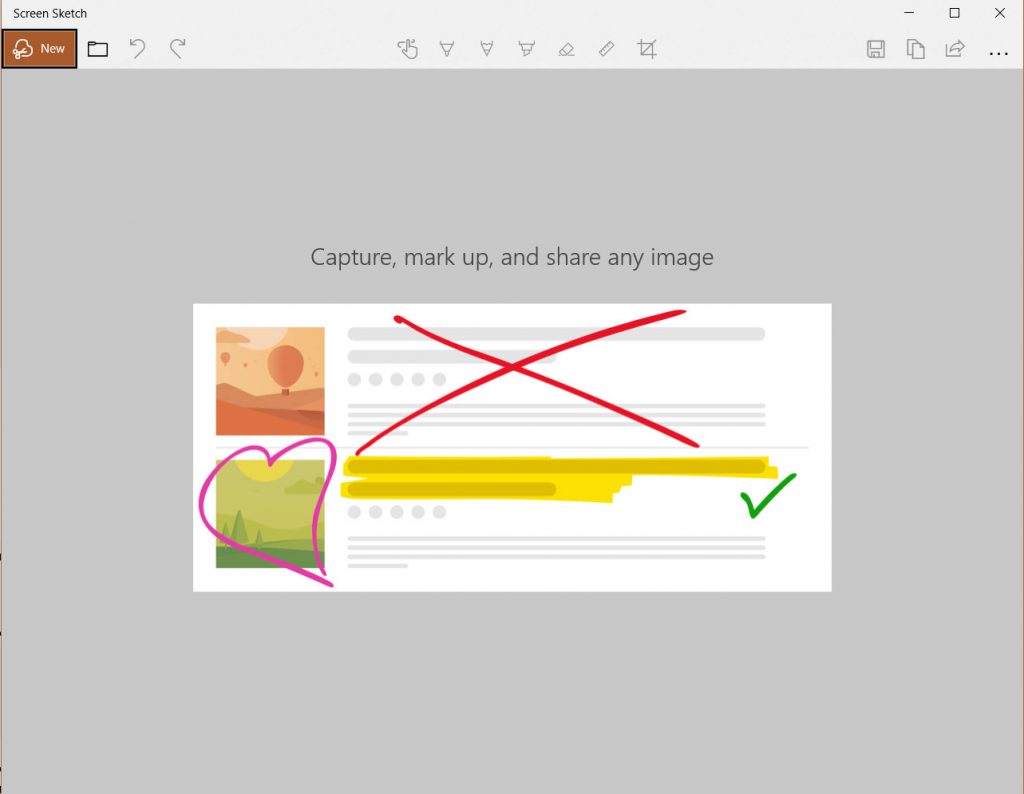 Screen Capture Drawing Chụp ảnh Màn Hình Với Screen Sketch For Windows