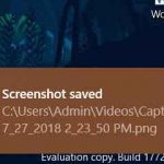 Screen shot windows 10 bằng game bar notification