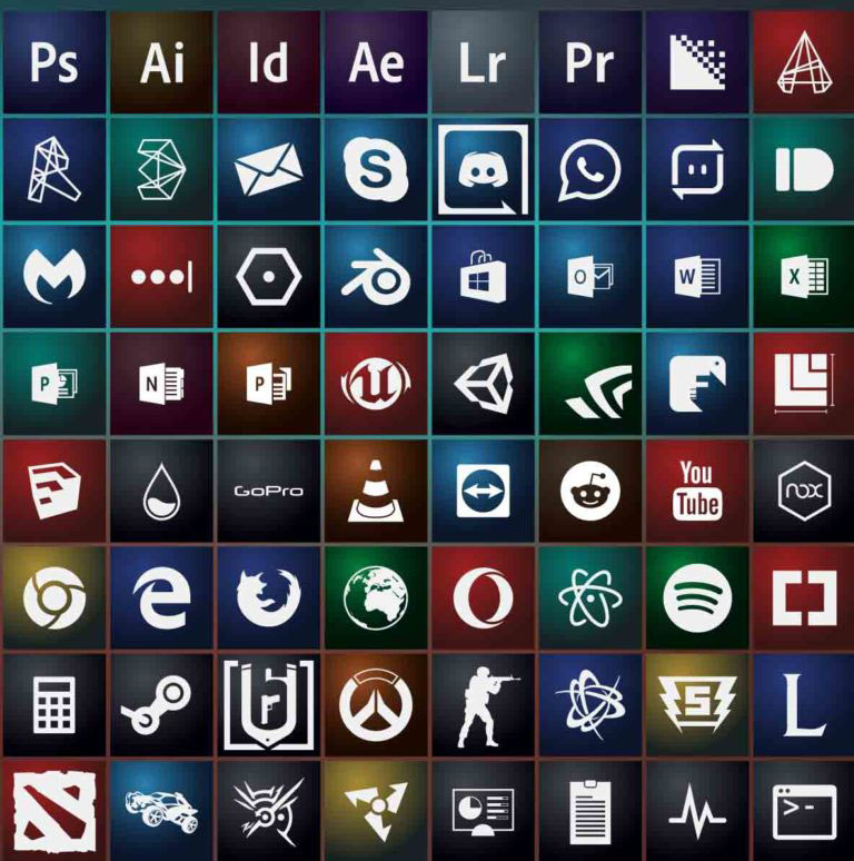 Icon Pack Windows 10 đẹp nhất bruce icon v1.1