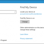 những tính năng thú vị cần Windows Account find my device