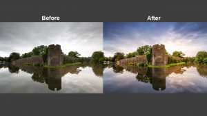 Camera raw - before & after