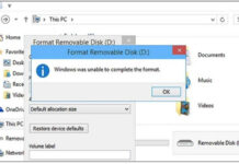 2 cách giải quyết “Windows was unable to complete the format” Nguyên nhân gây ra lỗi "Windows was unable to complete the format" (Nguồn: Internet)