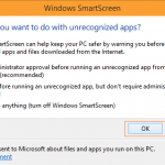 VÔ hiệu Windows SmartScreen 3