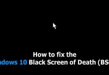 Cách khắc phục lỗi black screen windows 10