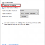 Cách Hide Taskbar Windows 10 2