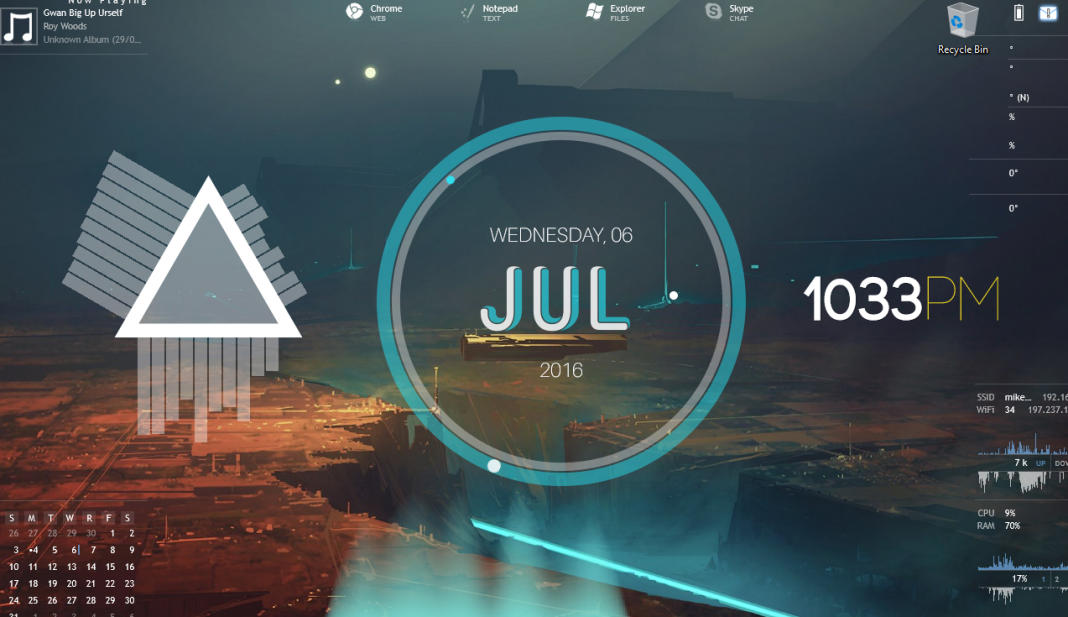 Как сделать неоновый рабочий стол на windows 10 rainmeter wallpaper engine