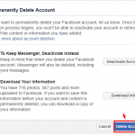 xóa facebook vĩnh viễn