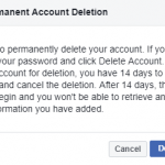 xóa facebook vĩnh viễn