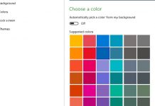 Cách thay đổi màu sắc cho Windows 10