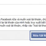 xóa tài khỏan facebook