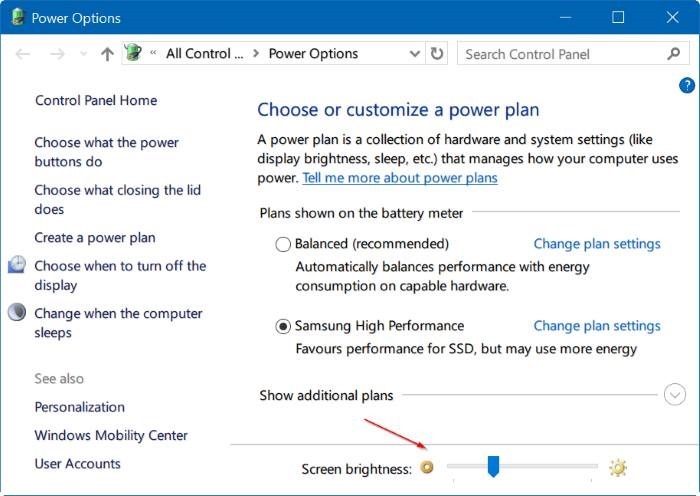 adjust screen brightness in Windows 10 pic4 thumb 1
