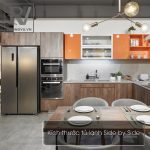 Kích thước tủ lạnh Side by side phù hợp với không gian bếp rộng lớn