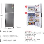 Tu-lanh-Sharp-Inverter-241-lit-SJ-X251E-DS