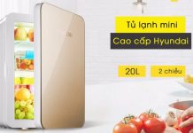 Bật mí một số tủ lạnh giá rẻ chỉ trên dưới 1 triệu đồng Tủ lạnh mini Hyundai 20 lít