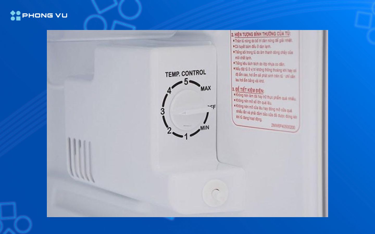 Núm vặn điều chỉnh nhiệt độ tủ lạnh Hitachi 