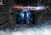 Siêu phẩm Laptop Gaming Acer Triton 500: mỏng, nhẹ cùng card RTX thế hệ mới nhất!