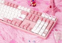 Bàn phím cơ Akko World Tour Tokyo 3084 – nhìn qua thôi đảm bảo chị em nào cũng đổ gục! Bộ bàn phím cơ gaming siêu hồng hường độc đáo cho chị em