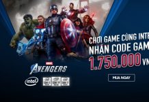 Chơi game cùng Intel, nhận code game Marvel’s Avengers trị giá 1.750.000 đồng
