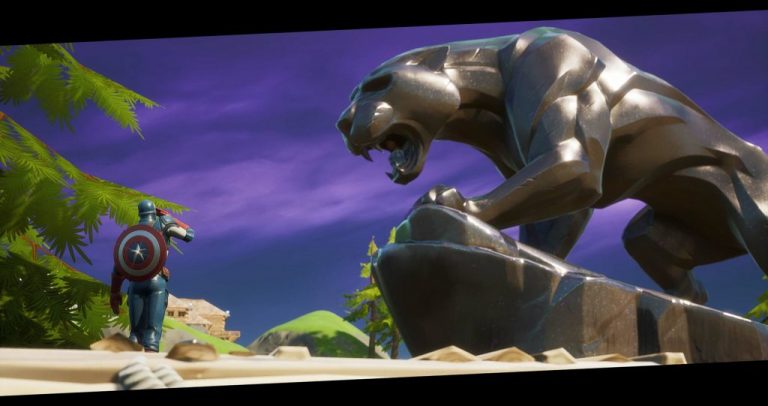 Gamer Fortnite Tôn Vinh Chadwick Boseman Tại Tượng đài Black Panther