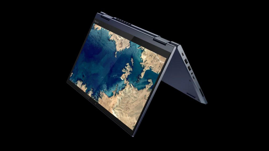 Thiết kế đẹp và bản lề Yoga 360 độ đặc trưng - Lenovo ThinkPad C13 Yoga Chromebook