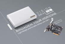 VISION DRIVE SSD 1TB – SSD gắn ngoài đầu tiên của GIGABYTE có gì ấn tượng? VISION DRIVE SSD 1TB - SSD gắn ngoài USB 3.2 type C for VISION