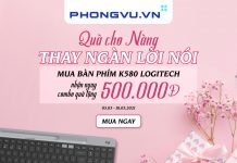 Bàn phím không dây Logitech K580: Quyến rũ từ thiết kế đến tính năng