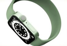 Lộ ảnh render Apple Watch Series 7 các cạnh phẳng với màu xanh Mint thời thượng