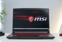 MSI Thin GF65 10SDR – Sang chảnh trong mức giá 24 triệu đồng