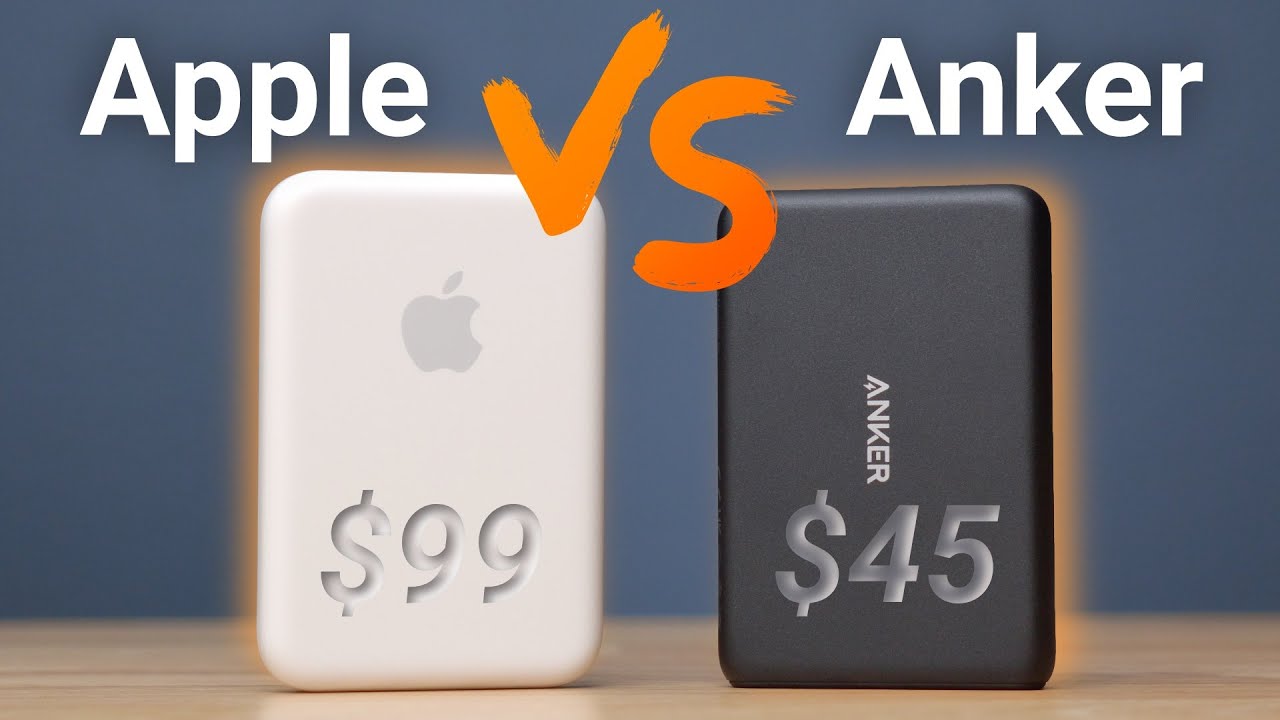 So sánh Apple MagSafe Battery với Anker Magnetic Battery Pack