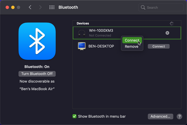 Cách kết nối thiết bị Bluetooth với máy Mac của bạn