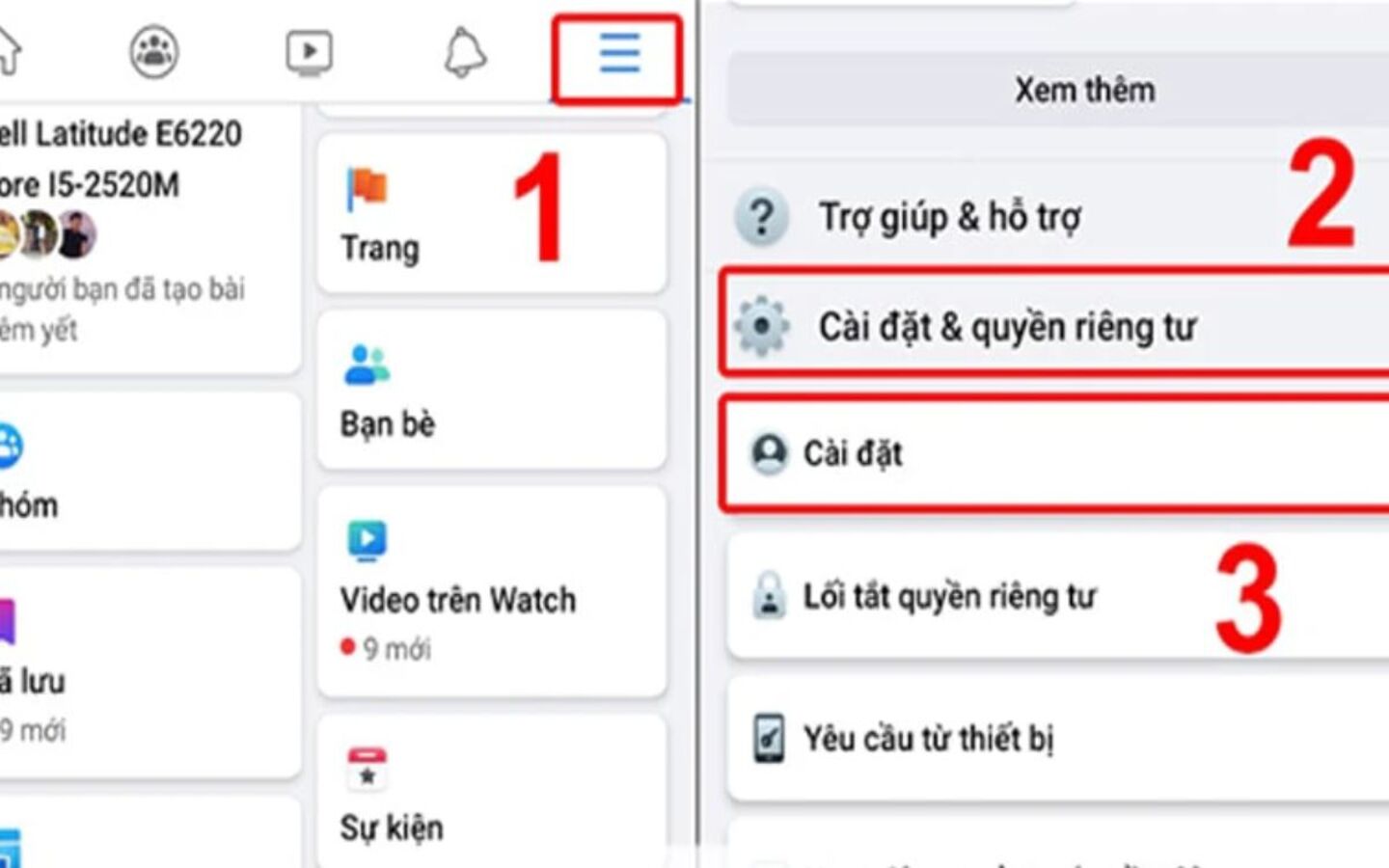 Các bước cài đặt bảo 2 lớp