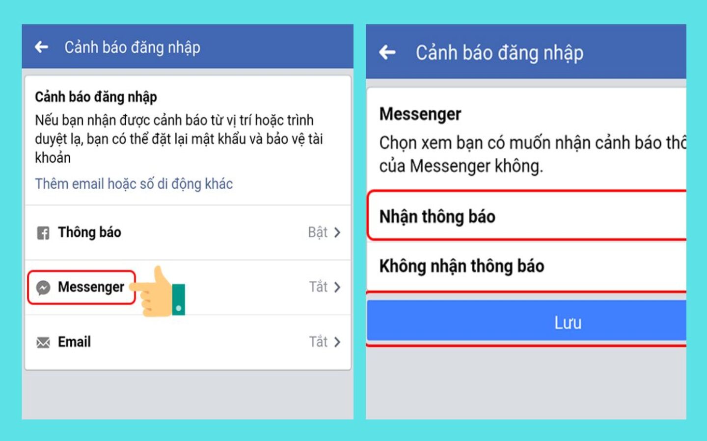 Chọn kênh thông báo phù hợp để không bỏ lỡ cảnh báo
