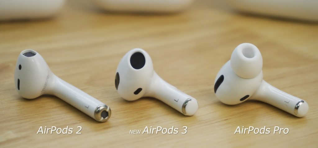 AirPods 3 khác gì so với AirPods 2 và AirPods Pro?