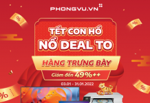 Tết con hổ – nổ deal to: hàng trưng bày giảm đến 49%, mua ngay kẻo lỡ!