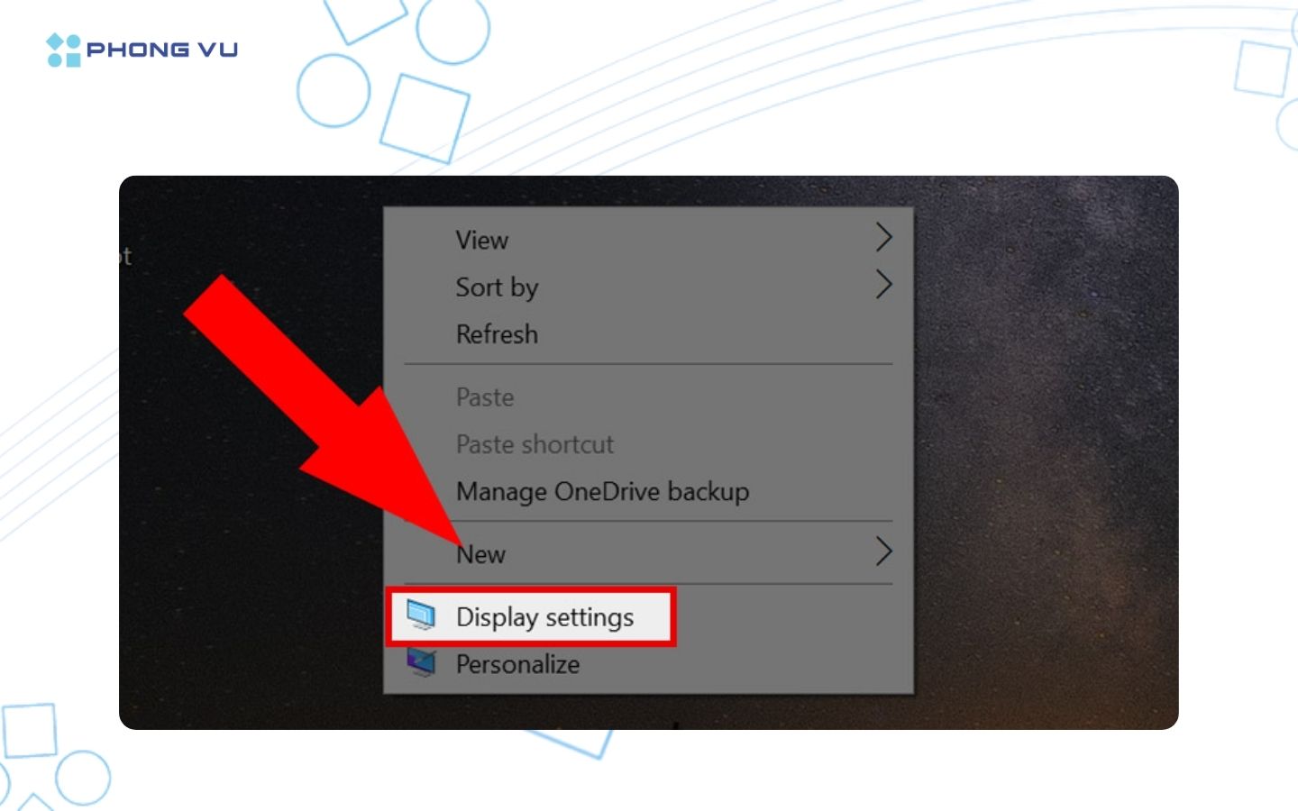 Điều chỉnh tần số quét phù hợp với màn hình