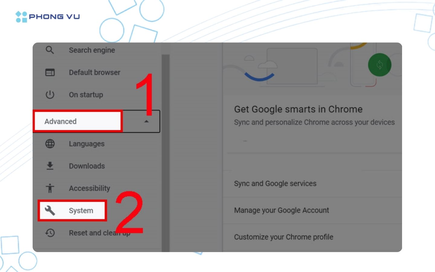 Cài đặt khắc phục tình trạng trình duyệt nhấp nháy
