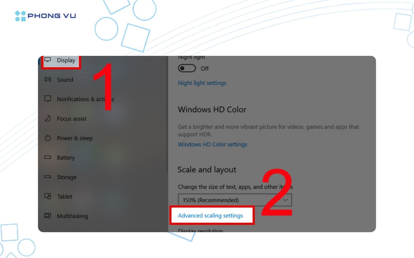 Điều chỉnh tần số quét phù hợp với màn hình-2