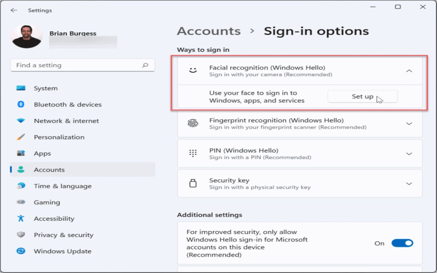 Bắt đầu quá trình nhận diện với camera hồng ngoại