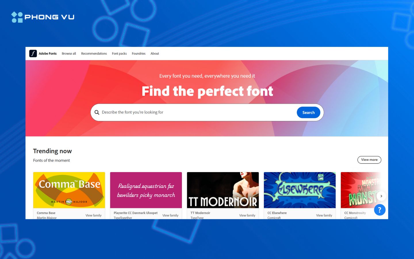 Website tìm font chữ bằng hình ảnh