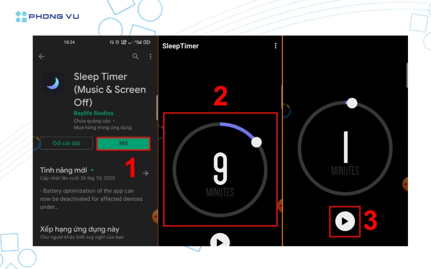 Cách hẹn giờ tắt Youtube tự động trên iOS, Android cực đơn giản 8 Sleep Timer giúp hẹn giờ tắt YouTube tự động khi hết thời gian