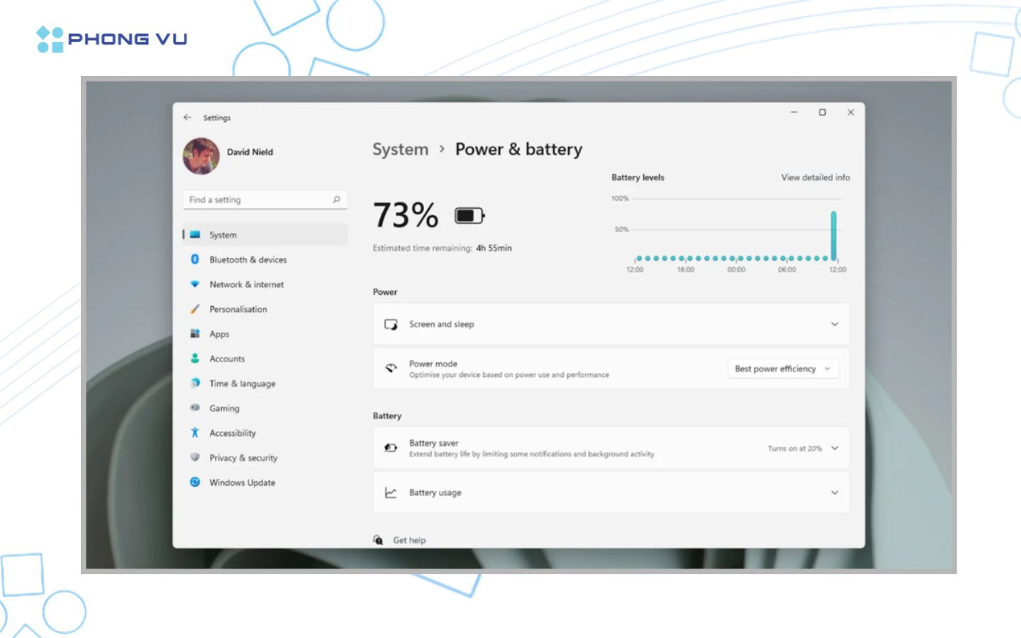 Giới hạn sạc pin do phần mềm quản lý mặc định