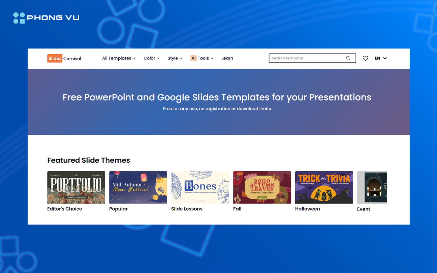 Hơn 200 mẫu PowerPoint miễn phí hiện đại