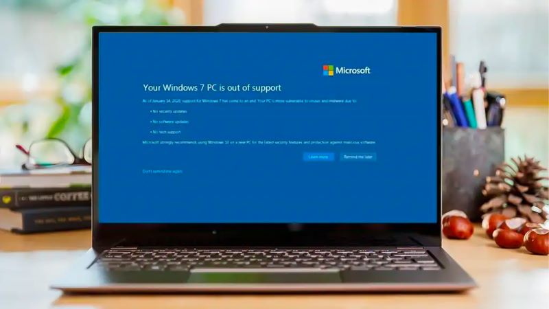 Windows 7 và Windows 8 sẽ bị khai tử vào đầu năm 2023