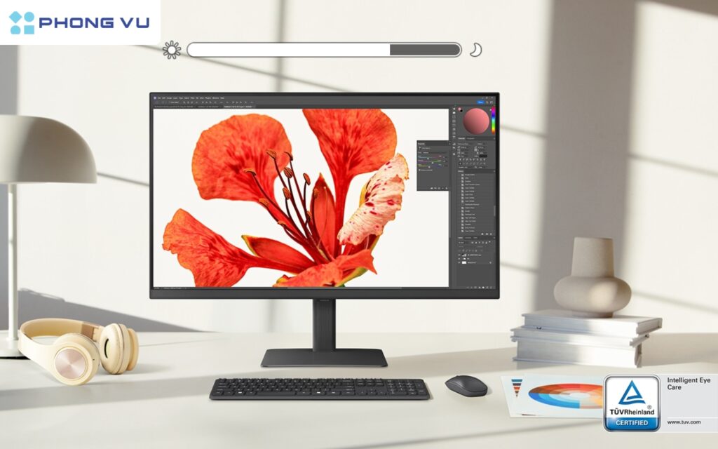 Màn hình Samsung với các tính năng bảo vệ mắt, Multi-tasking hỗ trợ 