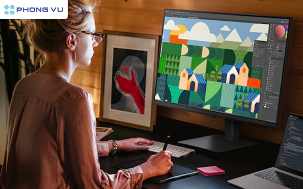 Màn hình máy tính Samsung tích hợp các công nghệ hiện đại, mang đến trải nghiệm hình ảnh vượt trội