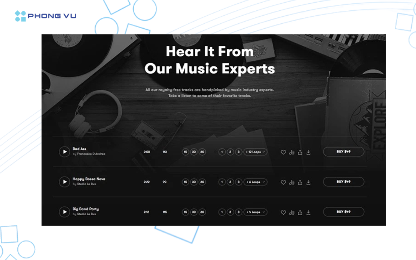 10+ kho nhạc, website tải nhạc không bản quyền miễn phí 2025 5 Premium Beat tải nhạc bản quyền chất lượng cao