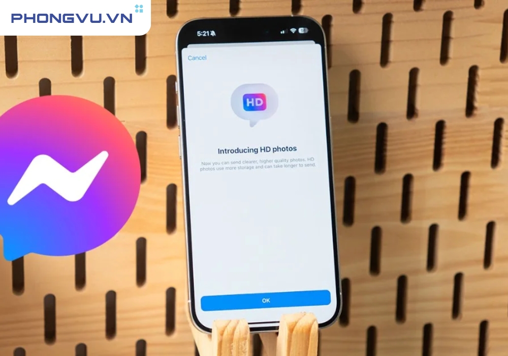 Ảnh gửi HD qua Messenger sắc nét và chi tiết hơn ảnh tiêu chuẩn